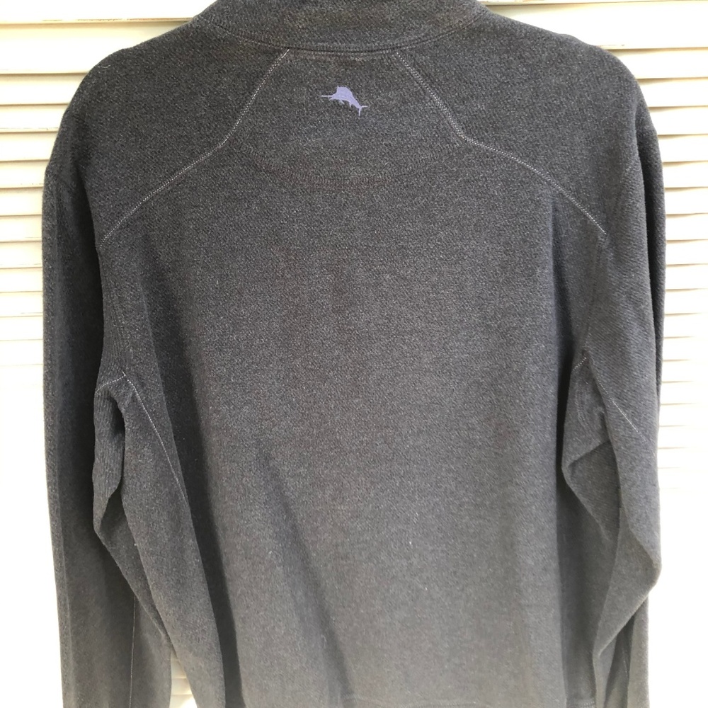 Tommy Bahama Flipsider Reversible 1/4 Zip Sweater - Picture 3 of 6